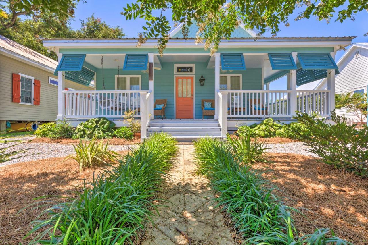 Cottage With Porch - 3 Min Walk To Bay St Louis Bay St. Louis Exterior photo