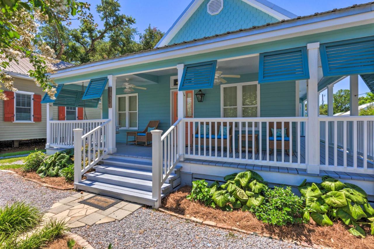 Cottage With Porch - 3 Min Walk To Bay St Louis Bay St. Louis Exterior photo